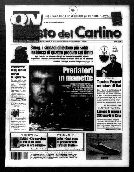 Il Resto del Carlino : giornale dell'Emilia